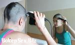 Download Vidio Bokep Rebecca Hot shaves her hair at zero - bald head online