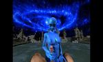 Bokep Online Blue Alien gets Facefucked and stretched hot