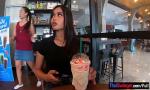 Bokep Baru Starbucks coffee date with e big ass Asian teen gi