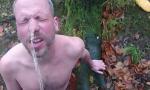 Bokep Online faggot drinks piss in the woods mp4