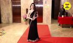 Bokep Baru Tammu b. in Black Meroon saree 3gp online