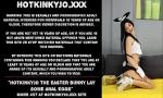 Download Film Bokep Hotkinkyjo the Easter bunny lay some anal eggs mp4