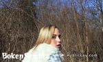 Video porn hot Blonde amateur flashing and fucking in public high quality