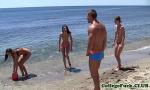 Nonton Video Bokep Euro college nymphos drilled at the beach