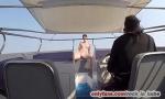 Bokep Video Getting fucked on a boat and cumwalking in front o