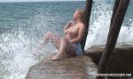 Nonton Video Bokep ty teen Malina get wetting in waves mp4