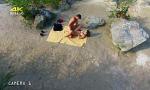 Bokep Full Nude beach sexma; voyeurs eo taken by a drone