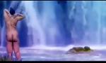 Download Film Bokep Desi publicly nude in front of water fall.