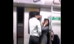 Bokep HD Desperate Lovers in Delhi Metro Kiss n Boob Press  2020