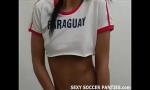 Bokep South American soccer hottie stripping down 2020