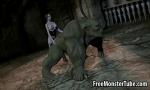 Link Bokep 3D orc getting fucked by a babe with a strap on di