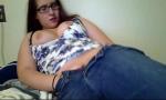 Film Bokep Chubby Teen With Glasses Masturbating - Live at se mp4