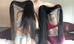 Bokep Video The super long hair queen& 039;s HAIR FETISH HAREM