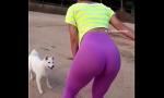 Bokep Baru Playing With Her Dogs In Pink Leggings gratis