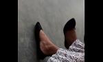 Bokep Hot Tan girl black flats dangling ( This was reco online