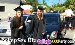 Video Sex Alex Chance celebrated her graduation day with som
