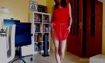 Nonton Video Bokep A summer strip-tease with my chiffon coral dressma mp4