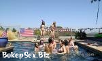 Bokep Girlfriend fucked after pool party outdoor
