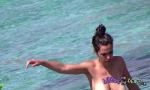 Bokep Hot Huge Italian tits in the sea with her boyfriend