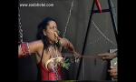 Bokep Terbaru Tied up slave with alot of clamps on her face and 