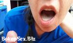BokepSeks blowjob outdoors on the deck, swallow! online
