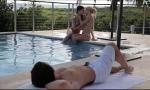 Bokep Video smart threesome by the pool mp4