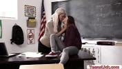 Film Bokep Teen students goes to the table of her busty teacher and she then starts seducing her to have sex period After that comma they start kissing each other and she lets her teacher suck her nipples period In return comma she licks her teachers puss