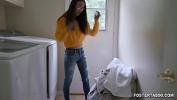 Bokep Video Asian teen Aria Skye 3some with new foster parents