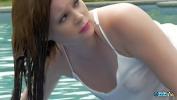 Bokep Mobile Hot summer day and the beautiful couple decided to have sex in the pool mp4