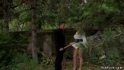 Film Bokep Big boobs blonde babe Isabella Clarkin caned bare ass in public park terbaru