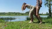 Bokep Online Cute Babe Risky Suck and Doggystyle Fuck by the Public Lake Outdoor