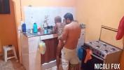 Film Bokep My wife left comma I ate the maid in the kitchen lpar Leo ogre rpar