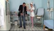 Bokep Baru The blonde nurse masturbates with a big black phallus in front of the patient on crutches mp4
