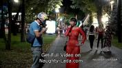 Nonton Film Bokep Naughty Lada wears see trough dress in the street mp4