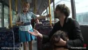 Bokep Terbaru Brunette Euro slut Niki Sweet is bound and fucked in public bus then nipples clamped and face fucked in the woods by big cock master Zenza Raggi hot