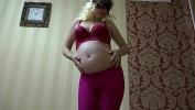 Bokep Mobile A mom with a pregnant belly twists a beautiful butt in pantyhose comma and then masturbates her hairy pussy doggystyle period hot