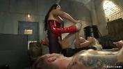 Bokep HD Tied up dude dressed in red latex gets cock rode by sexy blonde Courtney Taylor while busty shemale Vaniity bangs his mouth then they fuck each other terbaik