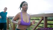 Bokep Video Black girl goes jogging and fucks with a white guy terbaru