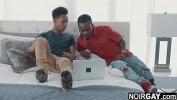 Bokep Full Ebony gay brothers watch porn together and have sex hot