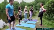 Download vidio Bokep CFNM Four girls having fun with one guy during yoga lesson