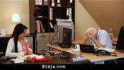 Bokep Hot Too horny to work sexy secretary gives blowjob for old boss cock 3gp
