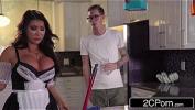 Bokep Hot Nerdy Guy Discovers Asian Beauty August Taylor comma a Busty New Maid in his House 3gp