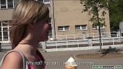 Bokep Mobile Blonde Czech student Angelica is talked into having sex in public