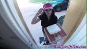 Bokep Video Real pizza delivery teen fucks and gets facial for cash tip hot