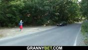 Bokep Online 70 years old blonde granny picked up and fucked gratis