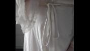 Nonton Video Bokep Wearing my wifes Jane Woolrich nightdress and cumming onto another nightdress online
