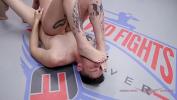 Video Bokep Tattoo babe Charlotte Sartre naked wrestle fight a dude with foot fetish play at Evolved Fights terbaru