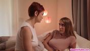 Nonton Video Bokep Busty lesbian redhead making out with her room mate mp4