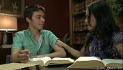 Bokep Mobile Big tits brunette shemale Latina TS Foxxy seduces teen boy Matthew in library and makes him suck her hard cock then anal fucks him on a desk 2020