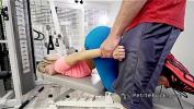 Nonton Film Bokep Blonde spinner banged in home gym online